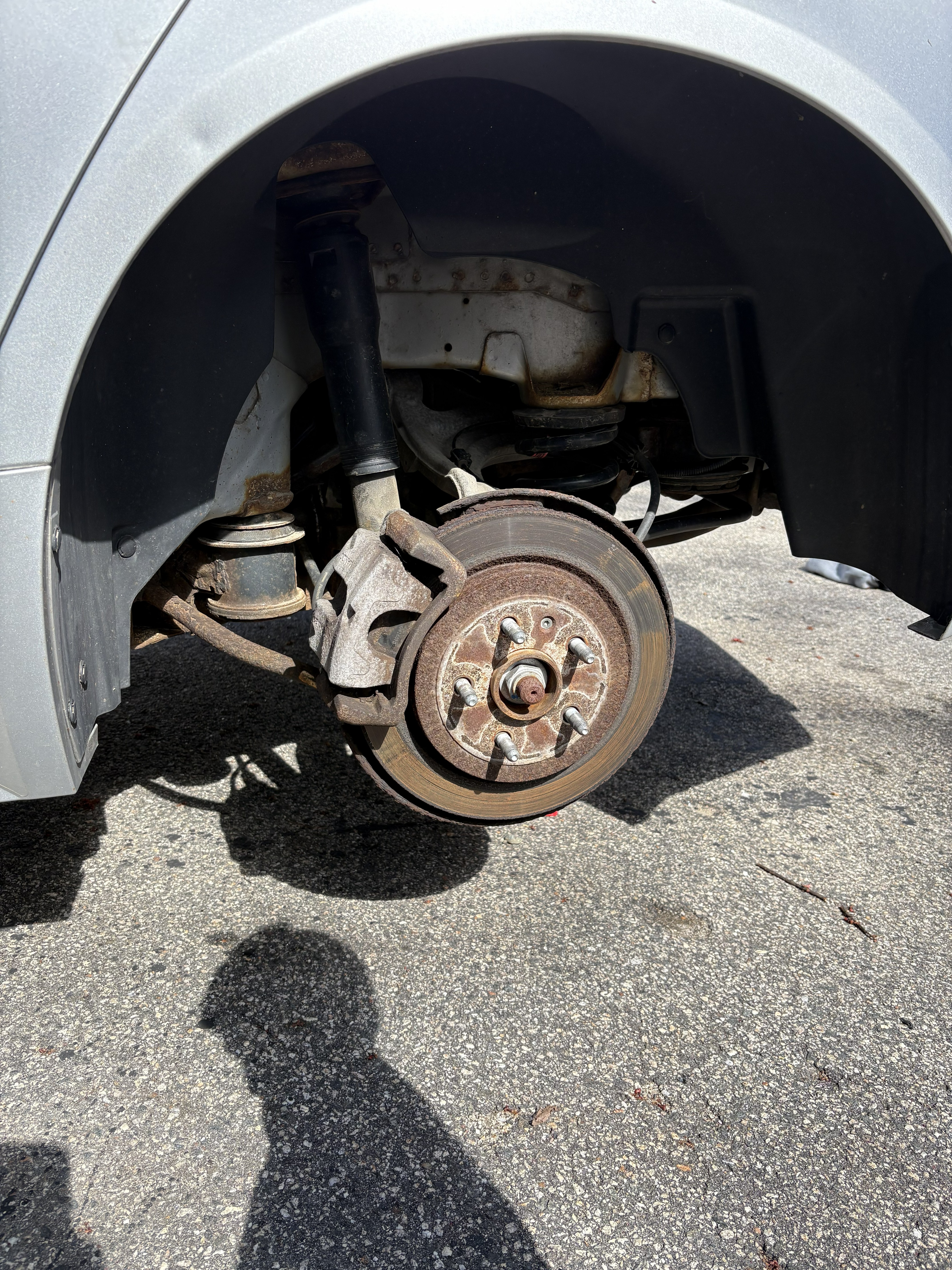 Before: Rear wheel well