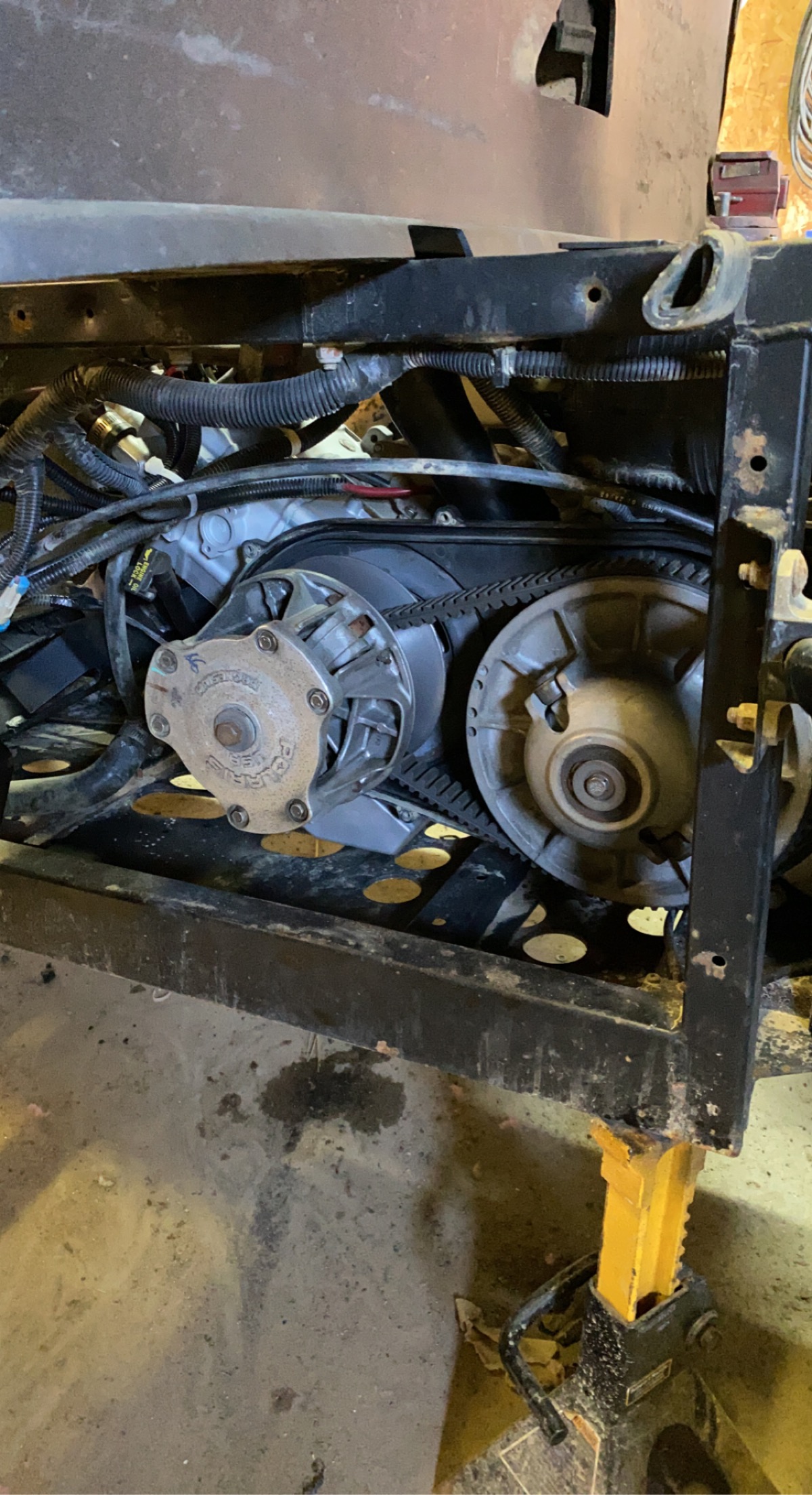 Clutch installed