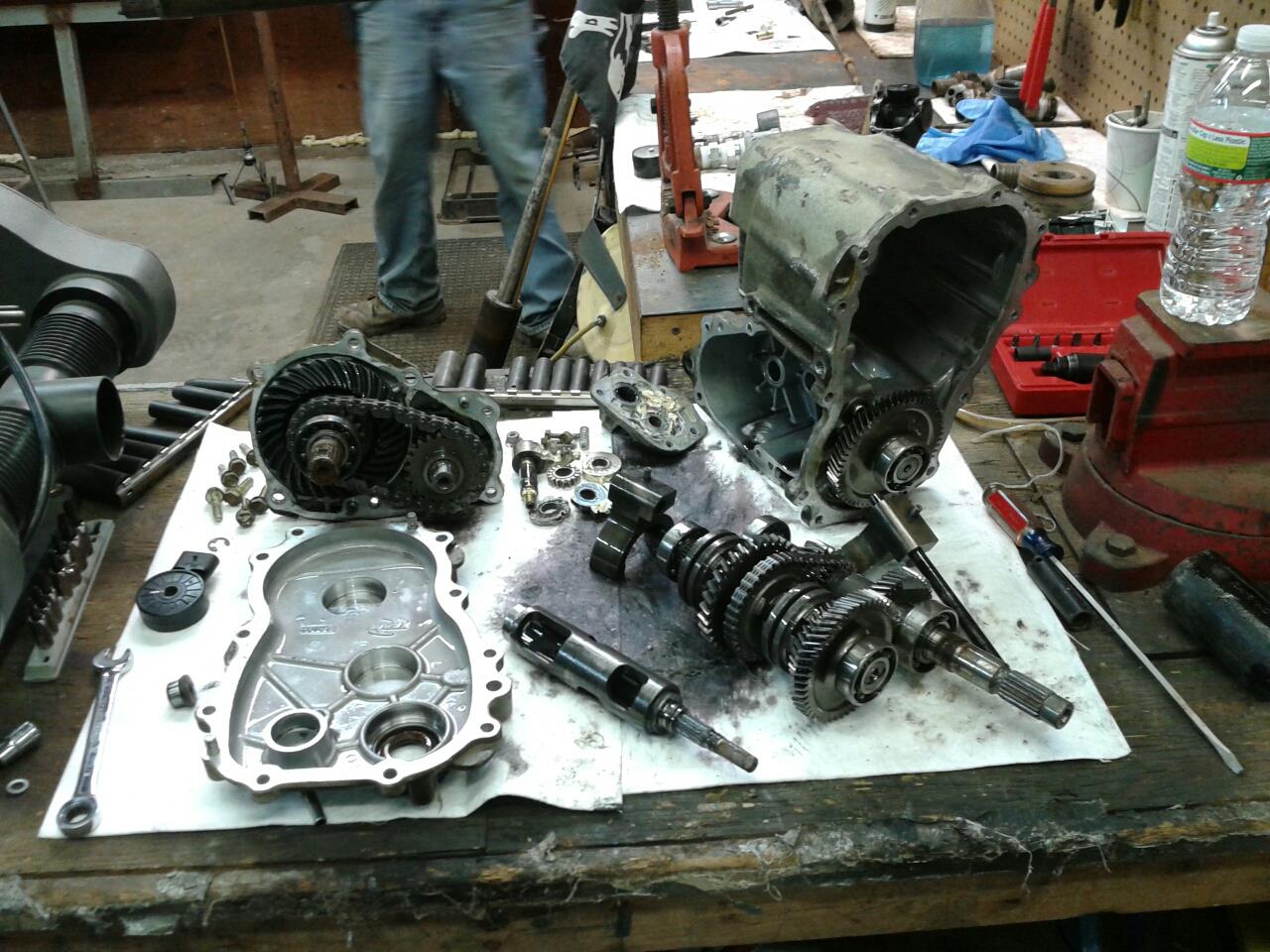Rebuilding the transmission