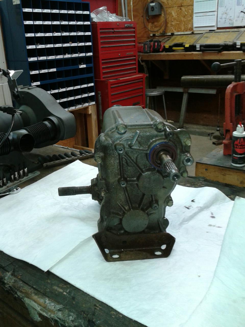 Transmission is back together