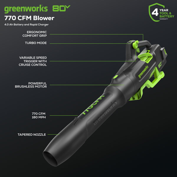 Greenworks electric leaf blower