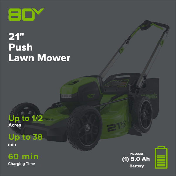 Greenworks electric push mower