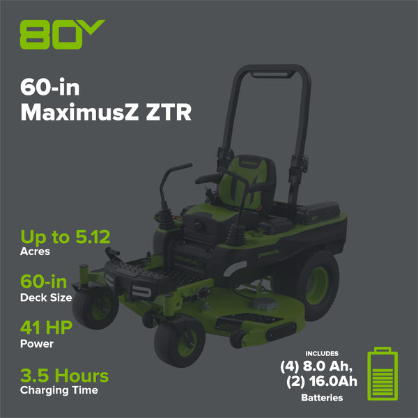 Greenworks electric zero-turn mower